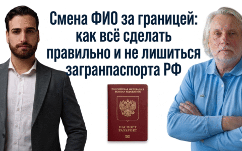 Смена ФИО за границей: как всё сделать правильно и не лишиться загранпаспорта РФ?